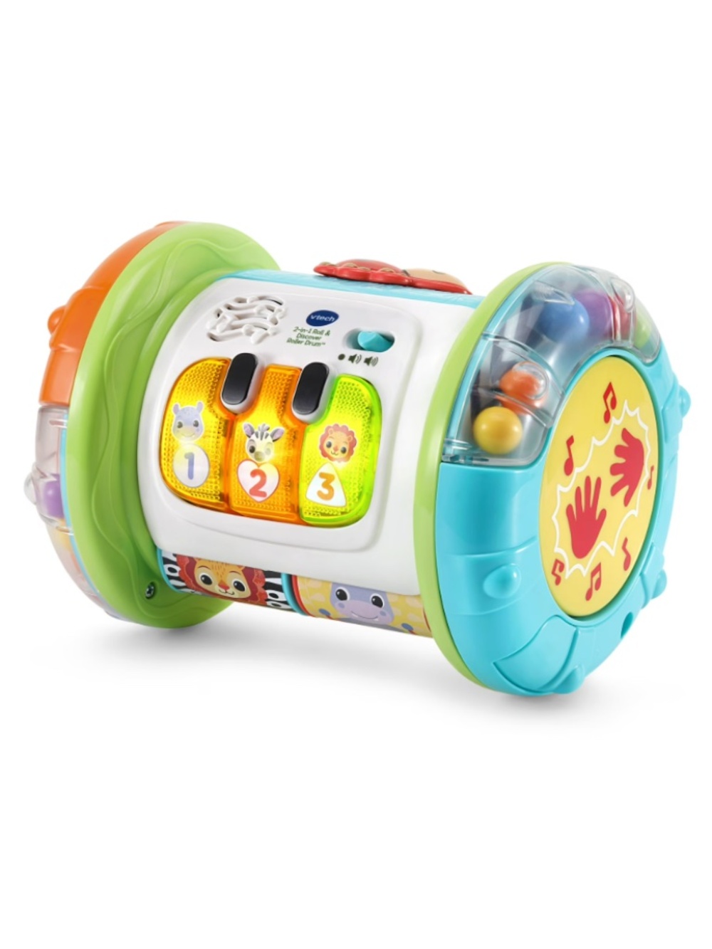 VTech Baby 2-in-1 Roll & Discover Roller Drum Baby and Toddler Toys